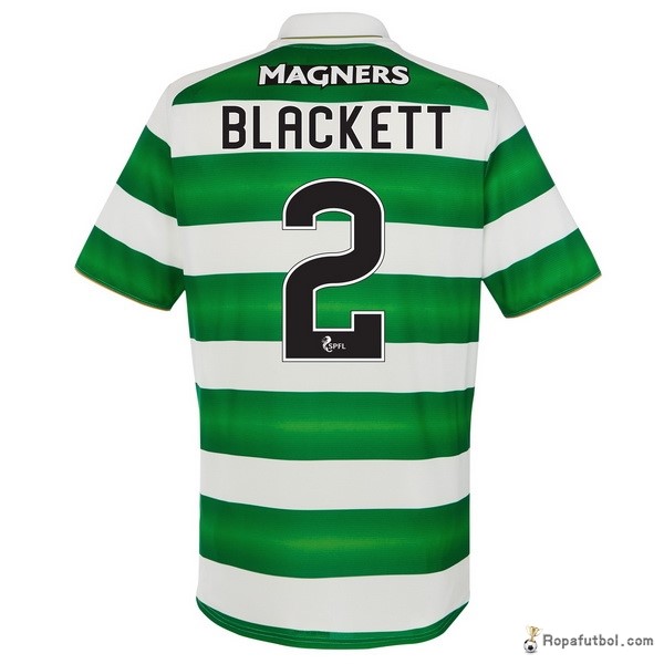 Camiseta Celtic Replica Primera Ropa Blackett 2016/17 Verde